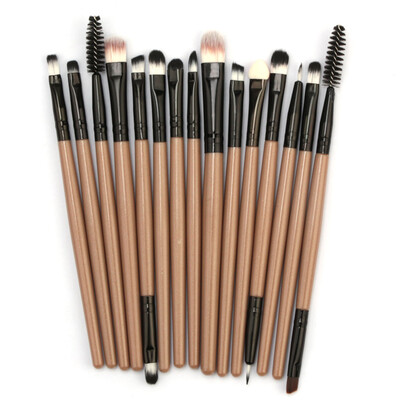 

Toponeto 15pcsset Makeup Brush Set tools Make-up Toiletry Kit Wool Make Up Brush Set