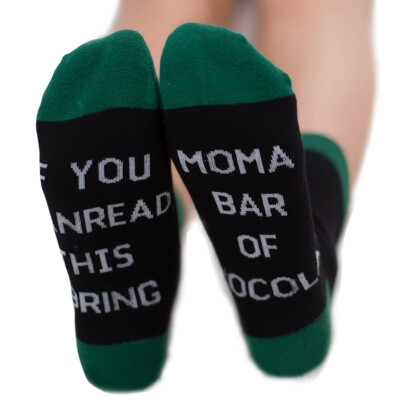 

Autumn SpringForeign trade Cotton socks If You can read this Bring Me a Glass of Wine Socks Hot sales