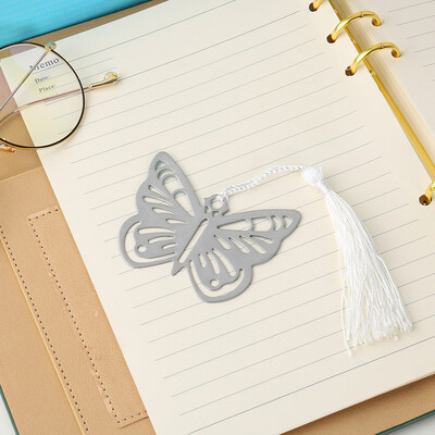 

Toponeto Elegant Creative Exquisite Alloy Bookmarks With Ribbon Gift Box Cute
