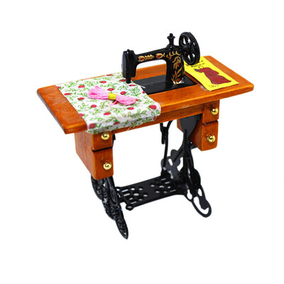 

YIWULA Mini Sewing Machine Dollhouse Decoration Fit for 112 scale dollhouse