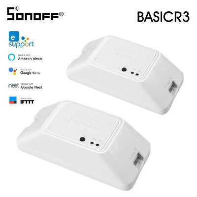 

SONOFF BASICR3 WIFI DIY Smart Switch With Timer Internet APP Voice LAN Control DIY Mode Work With Amazon Alexa Google Home Nest