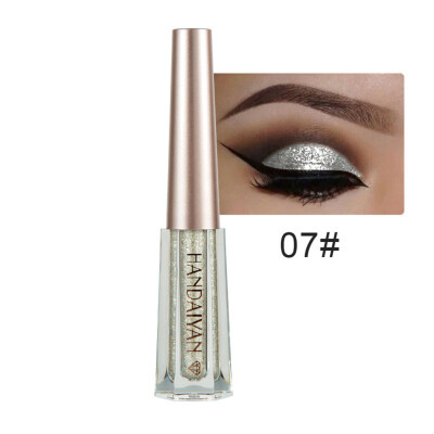 

12 Colors Glitter Liquid Eyeshadow Long Lasting Shimmers Eye Makeup Highlighter