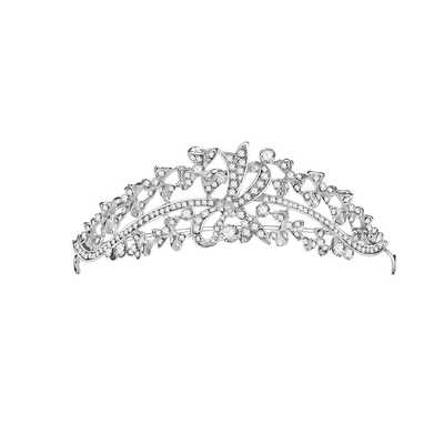 

Bowknot Pattern Women Rhinestones Crystal Headpiece Princess Bridal Wedding Pageant Prom Headband