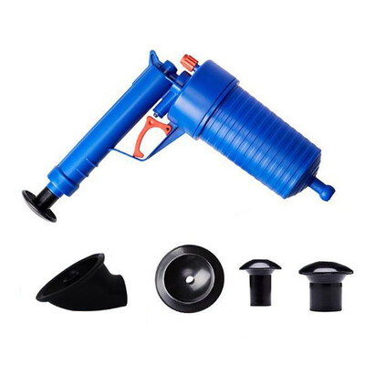 

Household Portable Kitchen Sewer Bathroom Toilet Dredging Device High Pressure Manual Right Angle Drain Buster with Curved Plug Pi