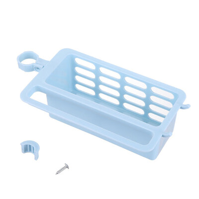 

Household Kitchen Bathroom Soap Storage Rack Draining Holder Duster Cloth Hanger