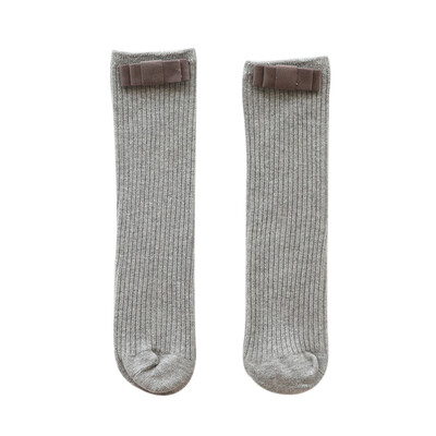 

Baby Newborn Socks Girl Cute Socks Bowknot Design Cotton Print Long Socks Party Infant Children Soft Crib Leg Warmer