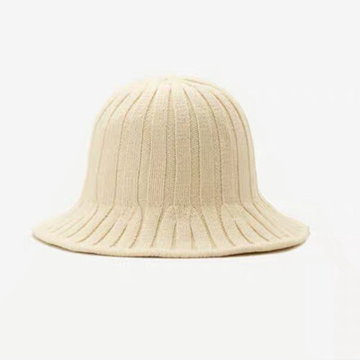 

Hat womens autumn winter retro-knit warm-and-warm-keeping Korean-style fashion all-in-one cap cap-and-cap