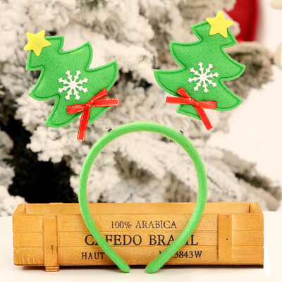 

Tailored Hot Christmas Headband Santa Xmas Party Decor Double Hair Band Clasp Head Hoop
