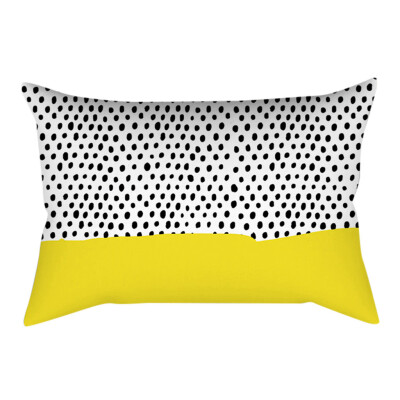 

〖Follure〗Pineapple Leaf Yellow Pillow Case Sofa Car Waist Throw Cushion Cover Home Decor