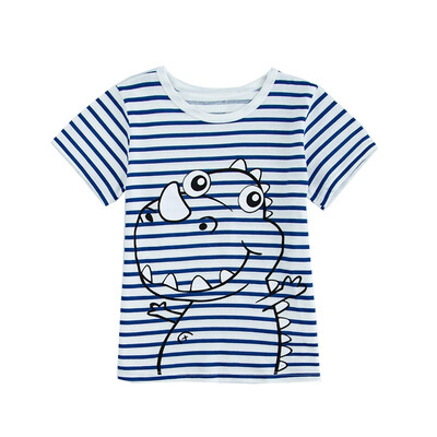 

Baby Boy Girl T-Shirt Short Sleeve Cartoon Printed T-Shirts For Kids Tops Tees T-Shirts Casual Blouse