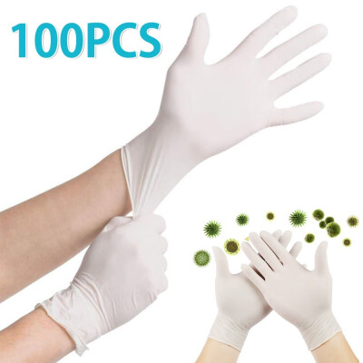 

100PcsBox Health Care Gloves Flexible Comfortable Medical Disposable Latex Gloves Flexible&Non-slip XSSMLXL