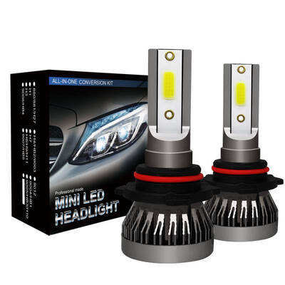 

2PCS Car headlight Mini Lamp H4HB29003 Bulbs H11H9H8 LED Headlamps Kit
