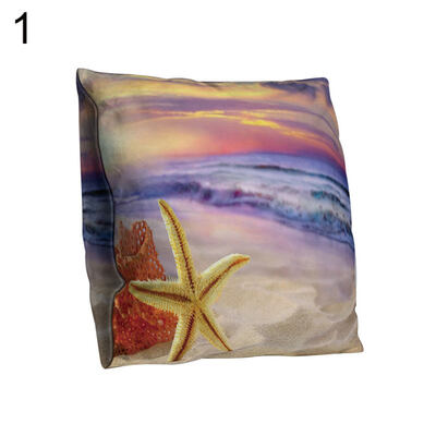 

Blue Sky Starfish Throw Pillow Protector Case Cushion Cover Bedding Articles