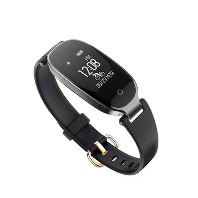 

S3 Female Smart Bracelet IP67 Water Resistant Pedometers Exercise Record Sports Heart Rate Monitor for iOS Android