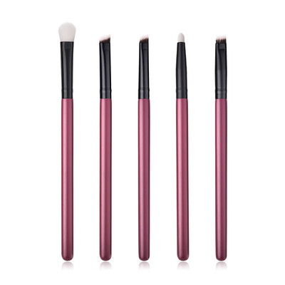 

Gobestart 5PCS Wooden Foundation Cosmetic Eyebrow Eyeshadow Brush Makeup Brush Sets Tools