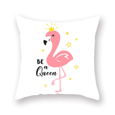 

4545Cm Flamingo Pillowcase Throw Pillow Case Cushion Covers Home Decor For Sofa Car Bedroom