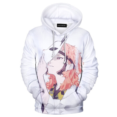 

Anime Demon Slayer Kimetsu No Yaiba Kamado Nezuke Tanjirou Custome 3D Hoodie