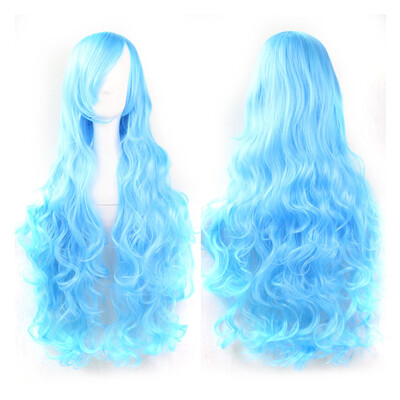 

〖Follure〗Cosplay Costume Wigs Women Long Curl Wavy Red Halloween Party Anime Hair