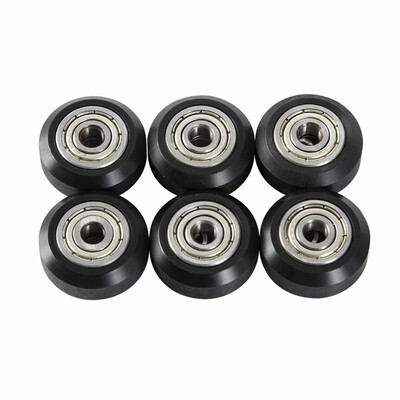 

6pcs Carbon Steel Wheel Pulley Deep Groove Ball Bearings Univeral 3D Printer Pulley