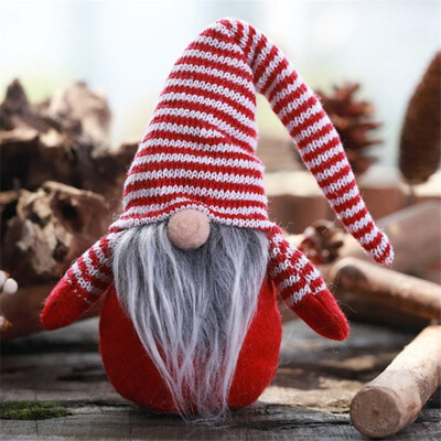 

Nordic Santa Doll Handmade Swedish Stuffed Toy Gnome Scandinavian Tomte Nisse Sockerbit Dwarf Elf Home Ornaments Christmas Sant