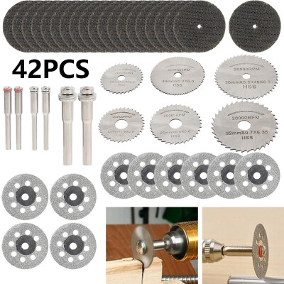 

42Pcs Cutting Disc High Speed Steel Abrasive Tool Saw Blade Grinding Wheel Electric Grinder Accessories