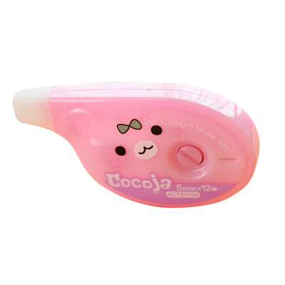 

Cartoon Animal Correction Tape Cute Bear Modified Tape School Office Stationery Correcting Sticker