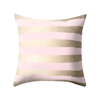 

〖Follure〗Rose Gold Pink Cushion Cover Square Pillowcase Home Decoratio