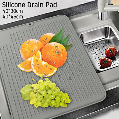 

Large Silicone Table Placemat Premium Heat Resistant Drying Mat Tableware Dishwasher Dish Cup Cushion Pad Dinnerware Table Mat