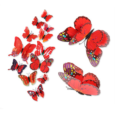 

Gobestart 3D DIY Pin type Home Decor Butterfly Curtain Dress Decorate Accessory