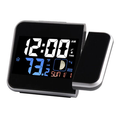 

Moon Phase Display Timer Thermometer Bell Horologe Humidity Alarm Projection Clock Display Table Desk Reminder