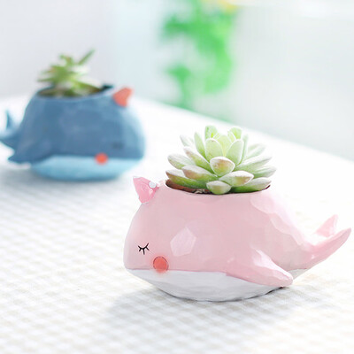 

Gobestart Cute Cartoon Animal Container for Home Garden Office Desktop Decoration