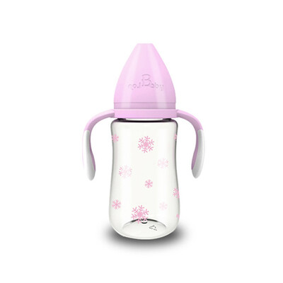 

300Ml Eco-friendly Bpa Free Snowflake Baby PPSU Bottle Anti-colic Baby Feeding Bottle With Nipple