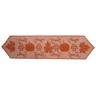 

Maple Leaf Pumpkin Table Runner Thanksgiving Lace Tablecloth For Home Decoration New