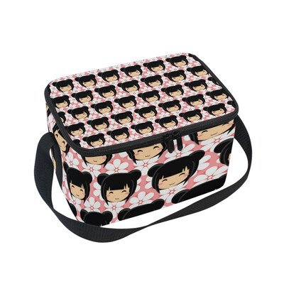 

ALAZA Lunch Box Insulated Cute Girl Lunch Bag Large Cooler Tote Bag for Men Women