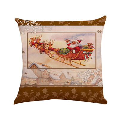 

Tailored Christmas Sofa Bed Home Decoration Festival Pillow Case Cushion Cover