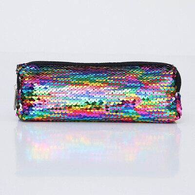 

Siaonvr Women Girls Fashion Double Color Sequins Pen Bag Storage Bag Ladies Purse Pouch
