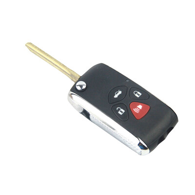 

4 Button Remote Key Shell Case Smart Car Key Housing Fob Replacement for Toyota EH7E Metal&Plastic