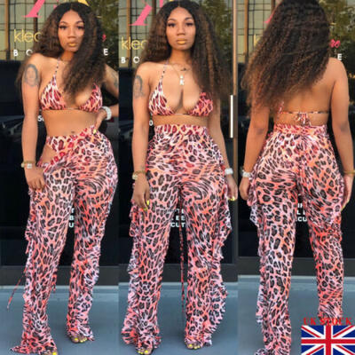 

Womens Swimsuit Bikini Cover Up Lace Sheer Trousers Summer Pant Beach Swim Wear