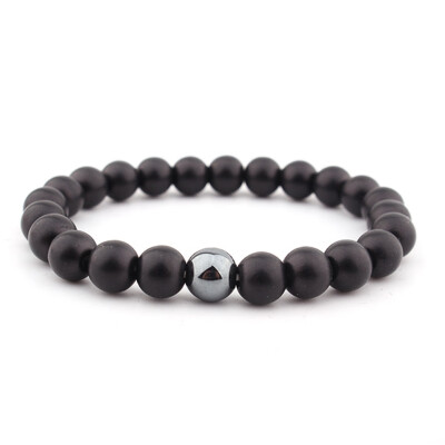 

Chic Matte Buddha Beads Bangle Beaded Bracelet Gifts Radiation Protection Unisex