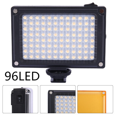 

96 LED Video LED Light Filters Hotshoe Photo Lighting