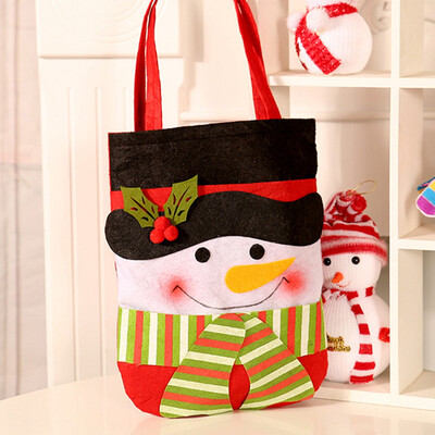 

Santa Claus Elk Snowman Christmas Bag Christmas Decoration Supplies Festive Party Supplies Christmas Handbags Christmas Decoration
