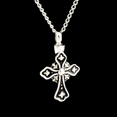 

Cross Necklace for Ashes Heart Cremation Memorial Keepsake Pendant Necklace Jewelry Love Commemorative Gift