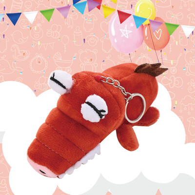 

Siaonvr Backpack Accessories Cute Plush Toys Scrocodile Soft Stuffed Animals Dolls Gift