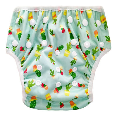 

Washable Baby Cloth Diaper Cover Waterproof Cartoon Baby Diapers Reusable Cloth Nappy Suit Adjustable