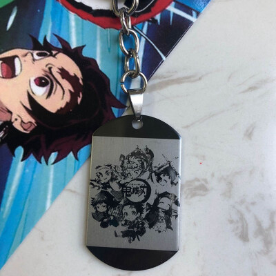 

Fat Bear Anime Demon Slayer Kimetsu no Yaiba rubber Keychain Key Ring Race Straps