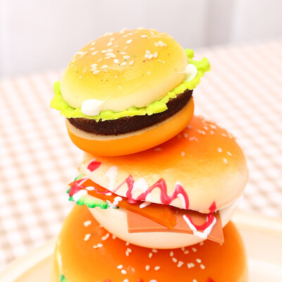 

Siaonvr Mini Simulation Food BreadSlow Rising Scented Stress Reliever Toys