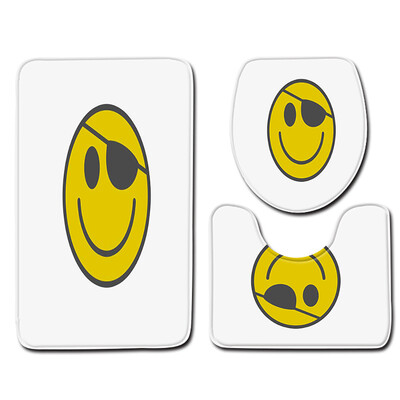 

Gobestart 3pcs Non-Slip Bath Mat Bathroom Kitchen Carpet Doormats Decor