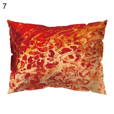 

Colorful Pigment Print Pillow Case Cushion Cover Removable Sofa Bed Cafe Decor