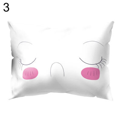 

Cute Facial Expression Pillow Case Cushion Cover Sofa Bed Car Cafe Office Decor