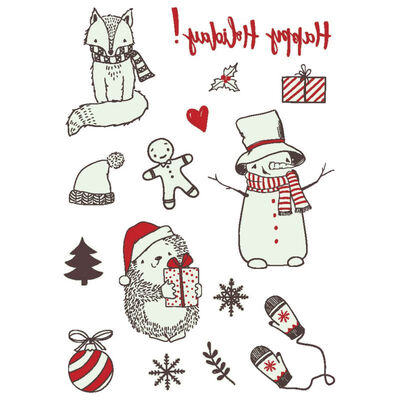 

Christmas Luminous Temporary Tattoo Stickers For Party Children Waterproof Christmas Decorations New Year Decor
